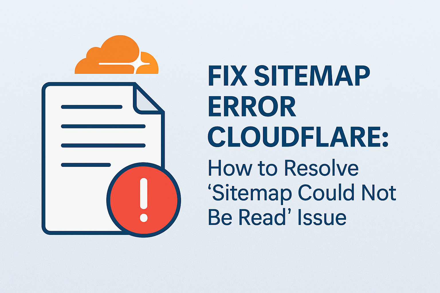 sitemap could not be read